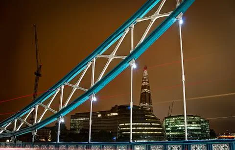 Hdr image of tower brig Stock Photos