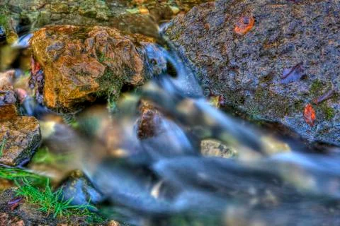 Hdr of river rapids. Stock Photos