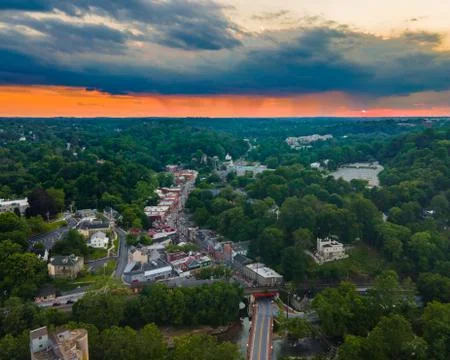 HDR sunset Stock Photos