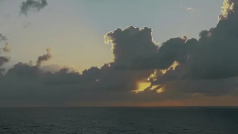 HDR Sunset Time lapse Stock Footage 273812924