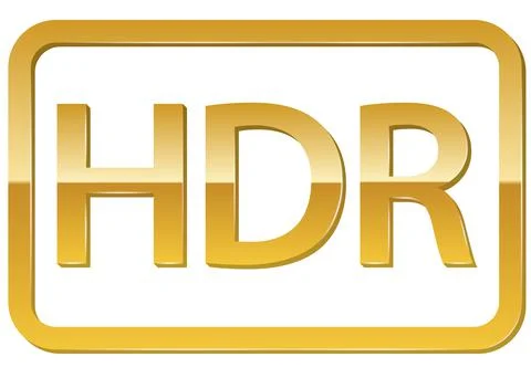 HDR UHD Icon Stock Illustration