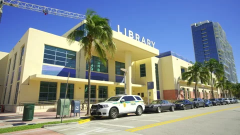 HDR video Miami Beach library shot in prores raw Vidéo 263120993