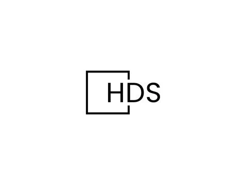 HDS letter initial logo design vector illustration Stock Illustration