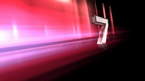 HDTV SET NUMBER 7 Stock Footage 1218478