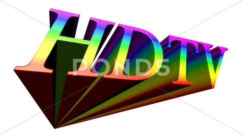 HDTV Symbol.jpg Stock Illustration