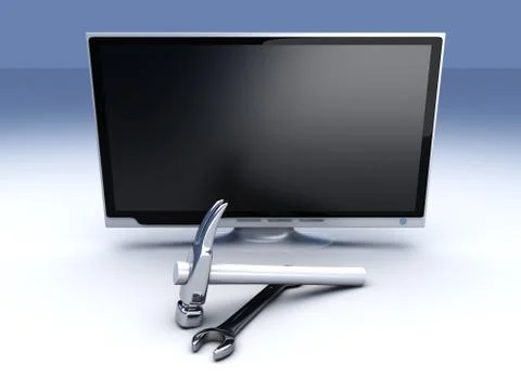 Hdtv tools. Stock Illustration