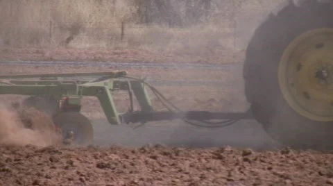 HDV: Discing a Field Stock Footage 107529