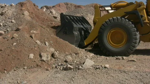 HDV: Front End Loader Bucket Stock Footage 102202