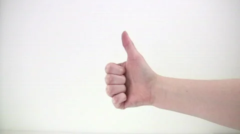 HDV: Thumbs Up - Thumbs Down Video stock 94991