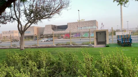 He al barsha mall view from out side Stock Footage 154163651