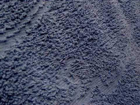 He background or surface texture of the blue fabric Stock Photos