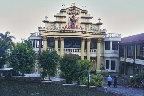 He building Foto stock