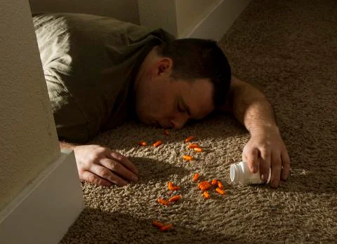 He is dead Stock Photos