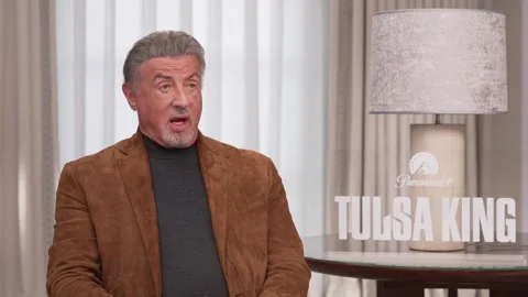 'He has a certain physicality because of his aura' - Sylvester Stallone on play Stock-Footage 347590580