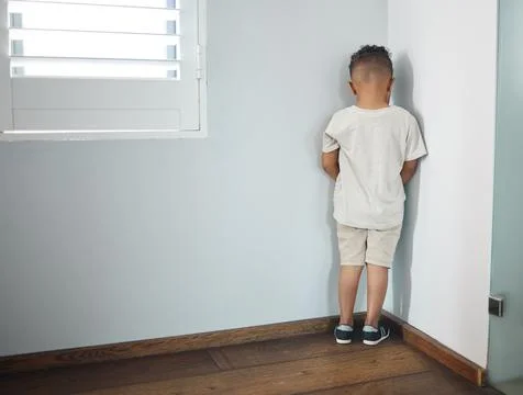 He hates not getting his way. Shot of an unrecognizable little boy facing the 스톡 사진