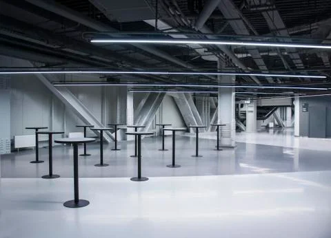 He interior of the stadium Stock Photos