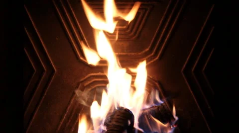 He lit the fire Stock Footage 59089513