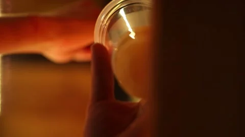 He is puring beer into the glass 5 Video stock 317912838
