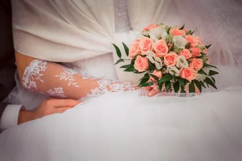 He put the wedding ring on her Stock Photos