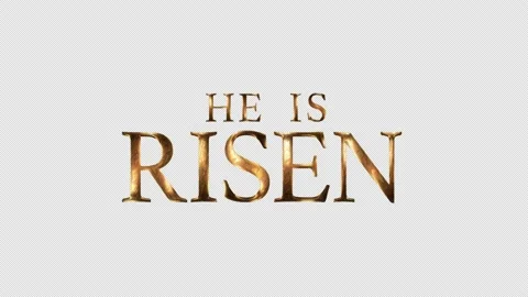 He Is Risen Text, Alpha Channel Stock Footage 237605730