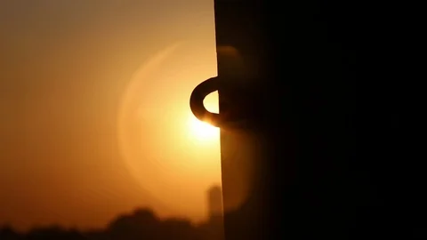 He sun sets there is always hope Stock Footage 122218631