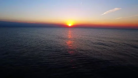 Heacham Beach Sunset Stock Footage 222745632