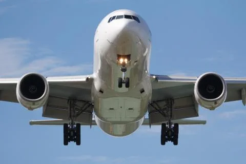 Head on airplane Stock Photos