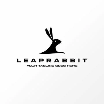 Head and ears young rabbit on stand monitoring animal pet farm target Stock Illustration