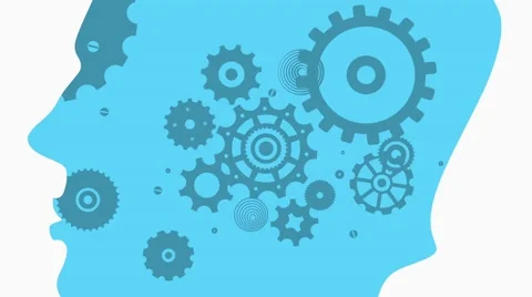 Head and Gears Stock Footage 68163604