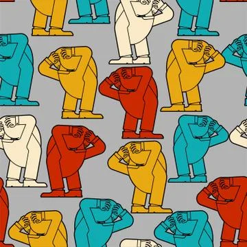 Head up ass pattern seamless. Your problem is obvious background. Guy with hi 스톡 일러스트