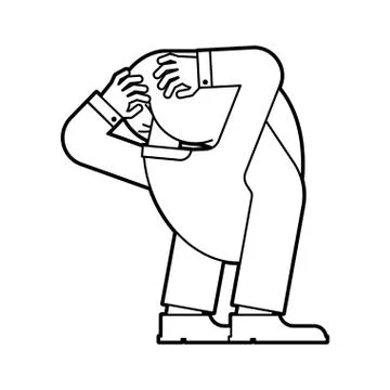 Head up ass. Your problem is obvious. Guy with his head up his own ass 스톡 일러스트