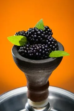 Head of berry hookah Stock Photos