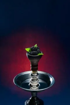 Head of berry hookah Stock Photos