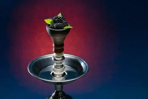 Head of berry hookah Stock Photos