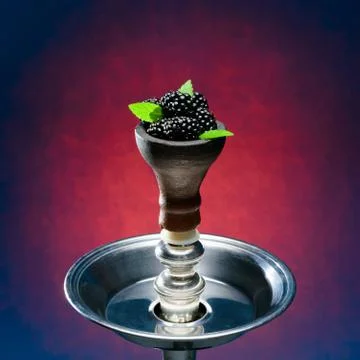 Head of berry hookah Stock Photos