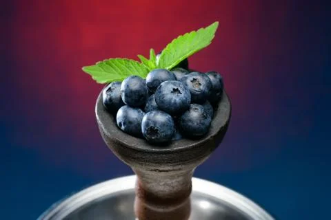 Head of berry hookah Stock Photos