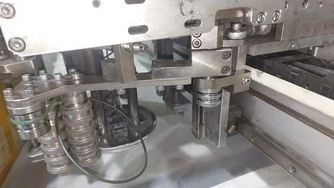Head for big machine cutting cut part Stock Photos
