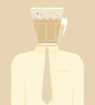Head blender / burnout Stock Illustration