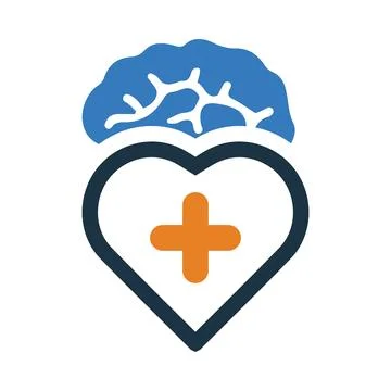 Head, brain, mental, plus, medical, treatment, mental health treatment icon Stock Illustration