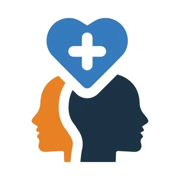 Head, brain, mental, plus, medical, treatment, mental health treatment icon Stock Illustration