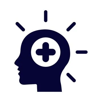 Head, brain, mental, plus, medical, treatment, mental health treatment icon Stock Illustration