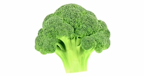 Head broccoli cabbage green, rotating 스톡 동영상 165414487