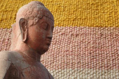 Head of buddha, .. Stock Photos