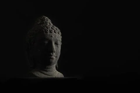 Head of Buddha statue Stock Photos
