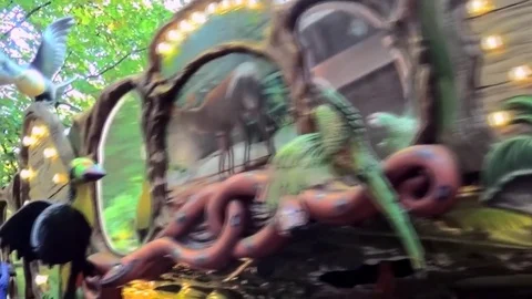 Head of the caroucel Stock Footage 82490760