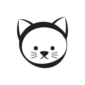 Head of cat Illustrazione stock