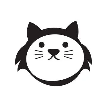 Head of cat Stock Illustration