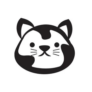 Head of cat Stock Illustration