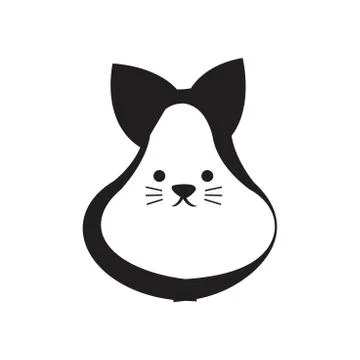 Head of cat Stock Illustration