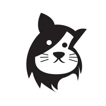 Head of cat Stock Illustration